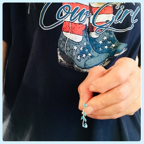 NWT Chic Blue Rhinestones Belly Ring - Picture 9 of 9